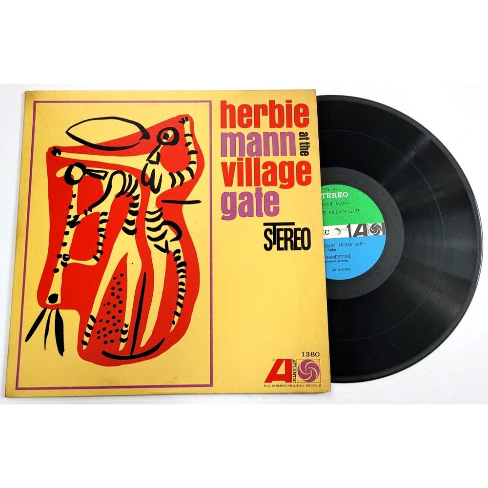 HERBIE MANN - AT‎ THE VILLAGE GATE - JAZZ LP / ATLANTIC